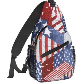 Desert Sunset Cactus Sling Bag for Women Crossbody Sling Backpack Men Casual Daypack Backpacks Gym Cycling Travel Hiking