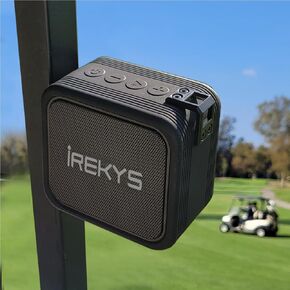 Portable Magnetic Speaker Golf Cart. Magnet Attachable, Loud Sound Bluetooth Speaker, IPX7 Waterproof, Rugged Outdoor & Shockproof.
