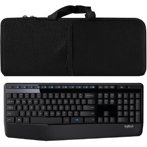 Portable Keyboard Case Laptop Keyboard Sleeve Shockproof Waterproof Dustproof Keyboards Bag for Logitech MK345/MK850/ for Lovaky 2.4G Ergonomic Performance Wireless Keyboard Mouse Combo