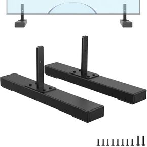 Metal TV Legs Only for Vizio TV Stand Legs M55Q7-J01 M58Q7-J01, Not for All, for Vizio TV Replacement Legs We Listed wr Screws Set, Easy to Install