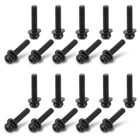 20 Pcs M4X20mm TV Base/Legs/Stand Screws Fit for LG 60UJ6050v 65UJ6300 65UJ6350