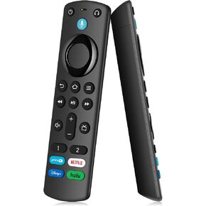 Remote Control Replacement for AMZ Fire Smart TV Stick (2nd Gen/3rd Gen/4K/4K Max/Lite) TV Cube, for Insignia/Toshiba/Pioneer Smart TV 3rd Gen