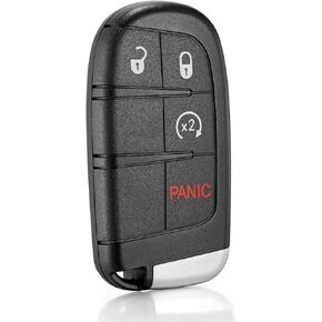 نوبات استبدال مفتاح Smart Key FOB لـ Jeep Renegade 2015 2015 2017 2018 2019 2020 2021 2022 الإدخال غير المفتاح الإدخال عن بُعد 433 MHz M3N-40821302 68266733AA 6FD98DX9AA