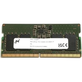 Micron SODIMM 8GB PC5 DDR5 4800 1RX16 MTC4C10163S1SC48BA1 محمول محمول ذاكرة RAM لـ Dell HP Lenovo وغيرها من الأنظمة