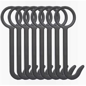 AR500 Steel Target Hanger Shooting Target Hook DIY Pipe Target Stand Kit Assemble Metal Gong Target, 8 Pack