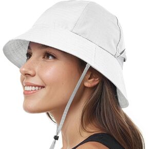 Sukeen Bucket Hats for Woman, Sun Hats for Men, Lightweight Golf Hats, Packable Waterproof Beach Hat, UV Protection 50+
