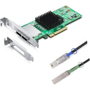 LSI-2008-8E + QSFP/8088-4m