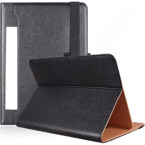 10 inch Tablet Case,10.1 inch Android Tablet case, Universal Tablet Case Cover, Adjustable Stand Cover for 9/10 /10.1/10.2/10.9/11 inch Tablets, Business Document Pocket Outside - Black