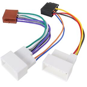 Stereo Wiring Harness Kit 24PIN 18PIN Car Radio Wire Harness Adapter Compatible with Hyundai Accent Elantra Genesis Santa Tucson 2012-2017, Kia Forte Optima Rio Sedona Sportage 2011-2018
