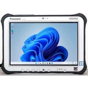 Panasonic Toughpad G1, FZ-G1 MK4, Intel Core i5-6300U @2.40GHz, 10.1" Multi Touch + Digitizer, 256GB SSD, 8GB, LAN Port, 4GLTE, Webcam, Rear Cam, Windows 11 Pro (Renewed)