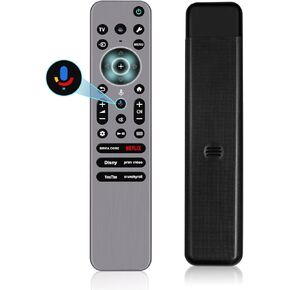 for Sony RMF-TX910U Replacement Remote | Backlit Voice Control for Sony Bravia TV 2021-2024 Models with Backlit Keys, Voice Control, Premium Metal Case & Remote Finder Function