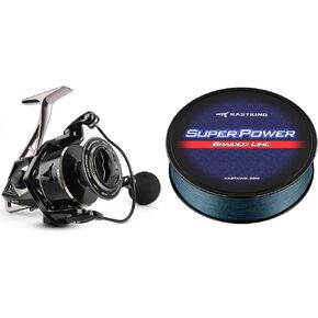 KastKing Megatron Spinning Reel & KastKing Superpower Braided Fishing Line