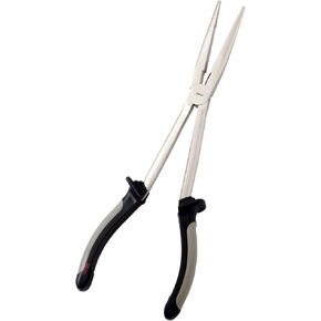 Rapala Long Reach Pliers 11", Nickel/Black