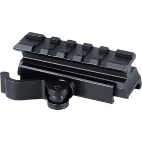 Monstrum Picatinny Riser Mount for Scopes and Optics | 2.5 inch with Quick Release | Medium Profile