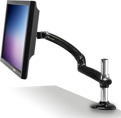 يتضمن Arm Freedom Single Freedom Ergotech ، ذراعًا مفصلاً من الألومنيوم ، 8.4-17.8 رطل. سعة الوزن ، مناسبة للشاشات تصل إلى 27 بوصة ، وتوافق فيسا 75 × 75 ، 100 × 100 ، والفضة in Kuwait