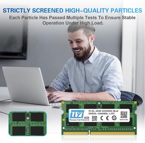 LIYI DDR3 16GB KIT DRAM Modules (2x8GB) 1333MHz PC3-10600 PC3-10600S CL9 SODIMM 204 Pin 1.5V Dual Rank 2Rx8 Non ECC Unbuffered Laptop Notebook Computer SO-DIMM Memory DDR3 RAM Module Upgrade in Saudi Arabia