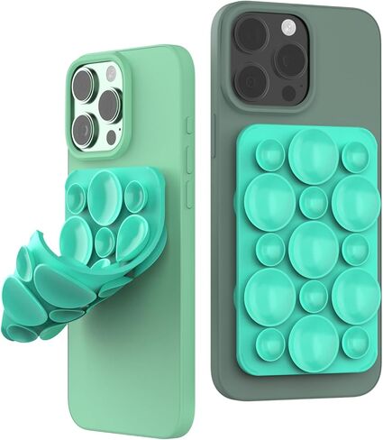 2 Pack Silicone Octo Cup Buddy Sticky Grip Holder for Cellphone, Silicone Suction Cup Phone Case Mount Double Sided, Hands - Free Solution for Cellphone Selfies & Video - Taking (Pink) in Kuwait