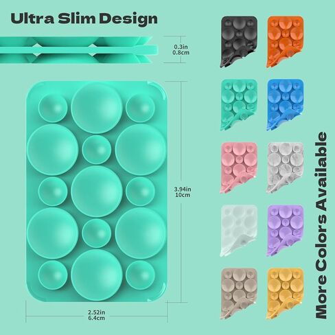 2 Pack Silicone Octo Cup Buddy Sticky Grip Holder for Cellphone, Silicone Suction Cup Phone Case Mount Double Sided, Hands - Free Solution for Cellphone Selfies & Video - Taking (Pink) in Kuwait