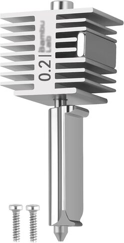 Bambu Lab A1/A1mini Hotend 0.4mm High Temp&Fast Speed Stainless Steel Nozzle+Heating Block Integrated Structure Compatible with Bambu Lab A1&A1 Mini 3D Printer in Kuwait