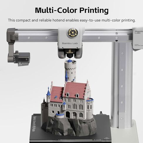 Bambu Lab A1/A1mini Hotend 0.4mm High Temp&Fast Speed Stainless Steel Nozzle+Heating Block Integrated Structure Compatible with Bambu Lab A1&A1 Mini 3D Printer in Kuwait