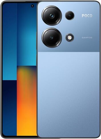 Xiaomi Poco M6 Pro 4G Lte Gsm (512GB + 12GB) 64Mp Triple Camera 6.67" Octa Core (Tmobile Mint Tello Global) Unlocked (Blue Global ROM) in Saudi Arabia