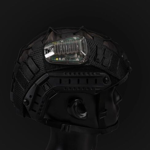 ضوء الخوذة التكتيكية ، 4 أوضاع مرئية LED IR ثابت/strobe ، ومصباح Ladybird مصباح البقاء على الماء المياه ضوء إشارة البقاء على قيد الحياة في الهواء الطلق ، 1**CR123A بطارية. in Kuwait