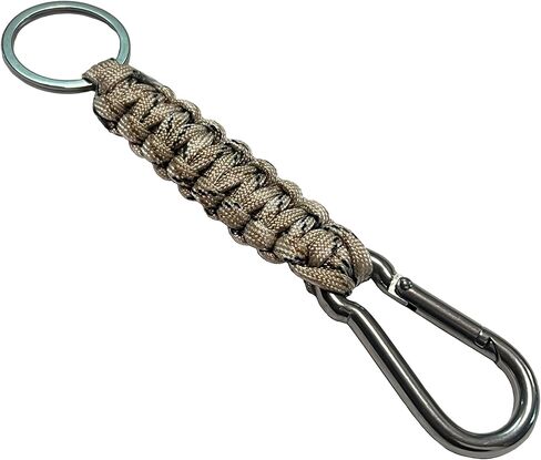 Paracord Keychain with Carabine Heavy Duty Braided Key Ring with Quick Release Hook Clip in Saudi Arabia