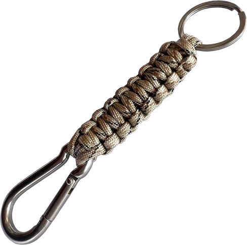 Paracord Keychain with Carabine Heavy Duty Braided Key Ring with Quick Release Hook Clip in Saudi Arabia