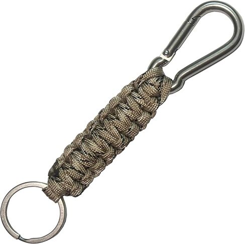 Paracord Keychain with Carabine Heavy Duty Braided Key Ring with Quick Release Hook Clip in Saudi Arabia