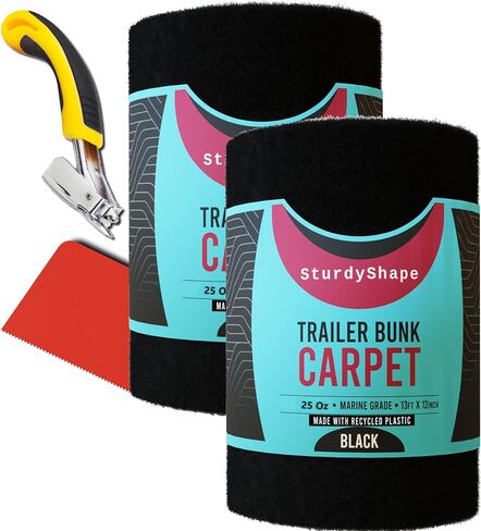Boat Trailer bunk Carpet Kit -The Marine Carpet is 13ftx12in 25oz- Boat bunk Board Carpet - Boat bunk Carpet, Jet ski bunk/Boat Trailer Carpet in Saudi Arabia