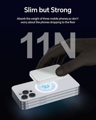 Wireless Power Bank 10000mAh Fast Charging,Slim Magnetic Portable Charger USB C PD 22.5W,Small LED Display Battery Pack for Mag-Safe/ iPhone16/15/14/13/12 /11 (White) in Saudi Arabia