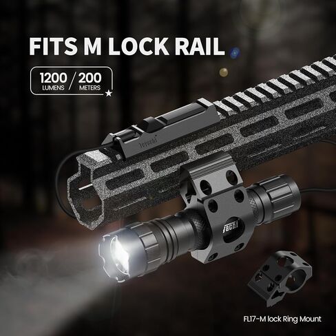 Feyachi Tactical Flashlight, Dual Switch Mlok Flashlight, Rifle Flashlight in Kuwait