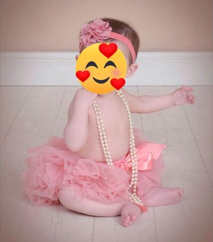 Tutu.kk Toddler Tutu Skirt for Baby Girl with Diaper Cover, Soft Baby Tutu Dress 0-36 Months with Flower Headband in Saudi Arabia