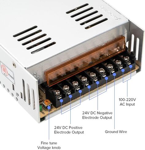 BTF-LIGHTING AC100-240V to DC24V10A Max240W Switching Power Supply Device Transformer Adapter Converter for LED Strip/String/Matrix,CCTV Camera,Security System,Radio,Cats in Saudi Arabia