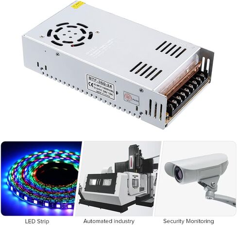 BTF-LIGHTING AC100-240V to DC24V10A Max240W Switching Power Supply Device Transformer Adapter Converter for LED Strip/String/Matrix,CCTV Camera,Security System,Radio,Cats in Saudi Arabia