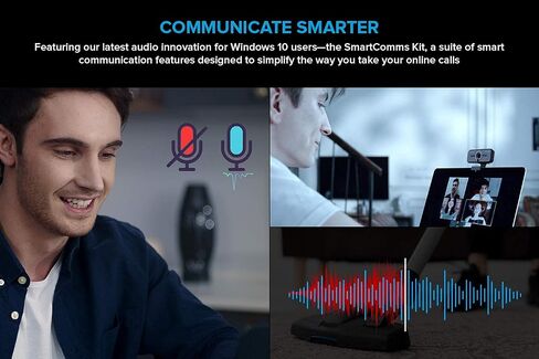 Creative Live! Cam Sync 1080p V2 Full HD Wide-Angle USB Webcam with Auto Mute and Noise Cancellation for Video Calls, Improved Dual Built-in Mic, Privacy Lens Cap, Universal Tripod Mount (Renewed) in Saudi Arabia