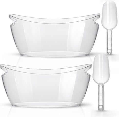 4PCS Galvanized Tub 4 Gallon with Carry Ice Bucket Large Metail Drink Buckets for Parties Beer Drink Storage Coller Ice Tub for Mimosa Bar Supplies in Saudi Arabia