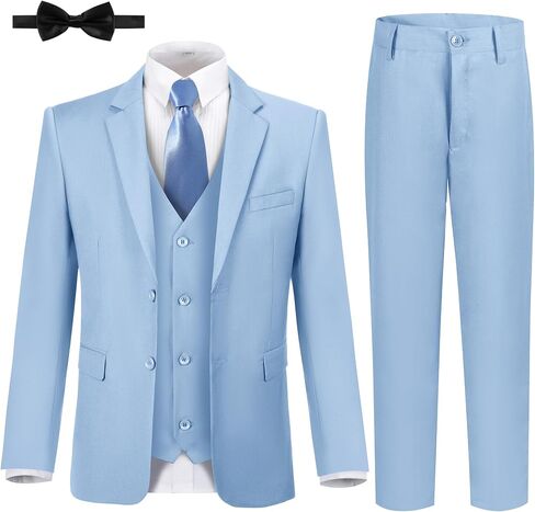JPF Boy's Formal Suit Set Slim Fit Kids Tuxedo Suits for Wedding Teen Toddler Boy Dress Suit Outfit in Saudi Arabia