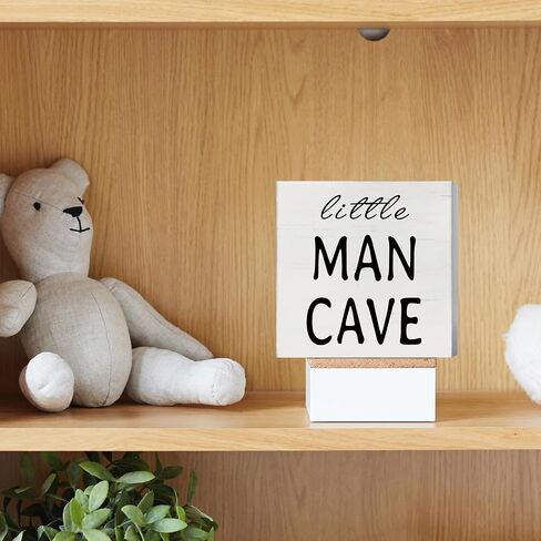 JXREQ Nursery Kids Room Desk Decor, Where The Wild Ones Play Sign Table Decor Wood Box Sign, Colorful Play Room Toddler Kids Room Decorations, 5x5 Inch in Saudi Arabia