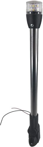 Pactrade البحرية ستيرن مرساة ضوء 10.5 ''قابلة للطي أسفل LED أضواء الملاحة لقارب الصيد يخت المراكب الشراعية in Saudi Arabia