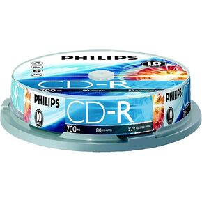 Philips 700 MB C-Dr 10Ct Spindle (CR7D5NP10/17)