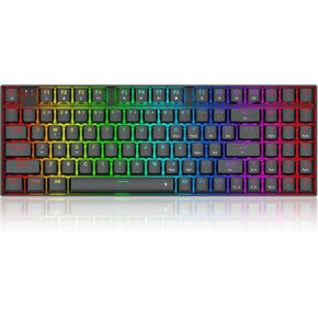 Redragon K736 PRO Rapid Trigger Wireless Gaming Keyboard, 90% 94 Keys 3-Mode HE Magnetic Mechanical Keyboard w/Hyper-Fast Actuation, Dedicated Magnetic Switch, Actuation Point Adjustable