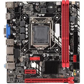 Desktop PC Motherboard, for Corei7 i5 i3 LGA1155 MATX DDR3 Motherboard, B75M Computer Motherboard Card, Digital HD VGA Output