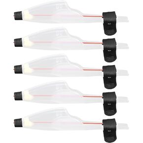 Fishing Rod Tip Cap, Fishing Pole Tip Fishing Rod Accessories 5pcs Plastic Telescopic Fishing Rod Tip Cover for Fishing Rods Sea Fishing Accessory(3#)