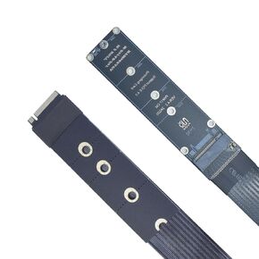 PCIe 4.0 M.2 NVMe SSD Extension Cable NGFF M2 M-Key Adapter Card Extender, 0.98ft(30cm) (Straight Out)