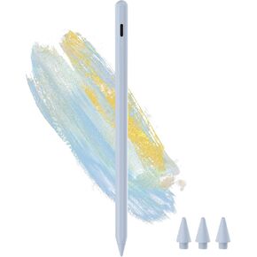 Stylus Pen for ipad 9th & 10th Generation, Type-c Charging Pencil for iPad Faster Charge, Tilt Sensitive, Palm Rejection, iPad Pro 12.9/11/13-inch M4, iPad Air 3/4/5/M2, iPad Mini 5/6