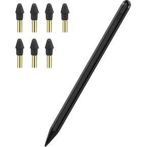 1Pcs Black Stylus Pen +7 Pcs Replacement Tips