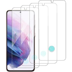 4 Pack Glass Screen Protector Compatible for Samsung Galaxy S21 5G / SM-g991u [9H Hardness]-HD Screen Tempered Glass, Scratch Resistant,Easy Install [Case Friendly]
