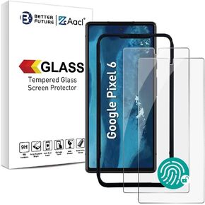 AACL 3 Pack for Google Pixel 7 Screen Protector Tempered Glass 9H 5G Bubble Free Fingerprint Unlock Compatible Case Friendly Anti Scratch Durable with Alignment Tool