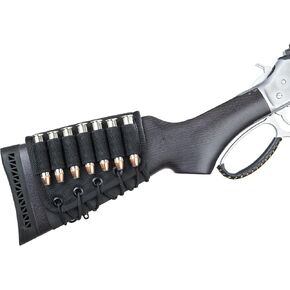 DIAMOND D Outdoors – Rifle Buttstock Cartridge Holder – Rifle Butt Cuff 7 Loop – Standard Full-Size Cartridge